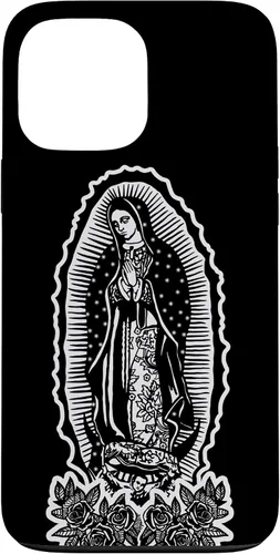 Vista 23 de Funda para iPhone 16 Nuestra Señora Virgen De Guadalupe Virgen María Tattoo Hombres Mujeres