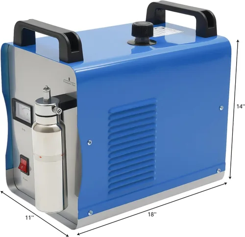 Vista 2 de Oxígeno Hidrógeno Gas Generador de Llama Antorcha Soldador de Agua Pulidor de Llama Acrílico 75 L/H Máquina Pulidora de Llama Acrílico Portátil