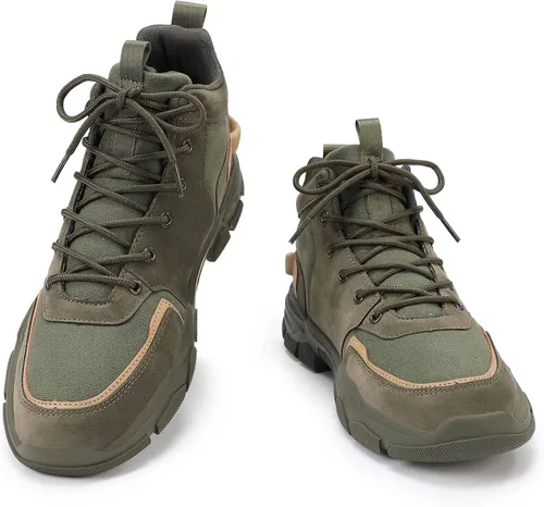 Vista 2 de Fefoe Mens Hiking Shoes Breathable Lightweight Casual Shoes Anti Slip Shock-Absorbing Sneakers Non-Slip Trekking Trails Boots