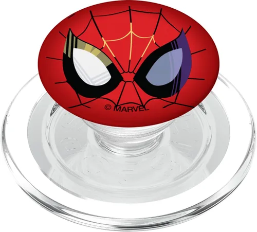 Vista 8 de Marvel Spider-Man Peter Parker - Máscara de superhéroe PopSockets estándar PopGrip