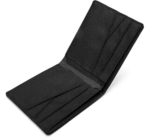 Vista 2 de Cartera de tela minimalista con bloqueo RFID Minimalista
