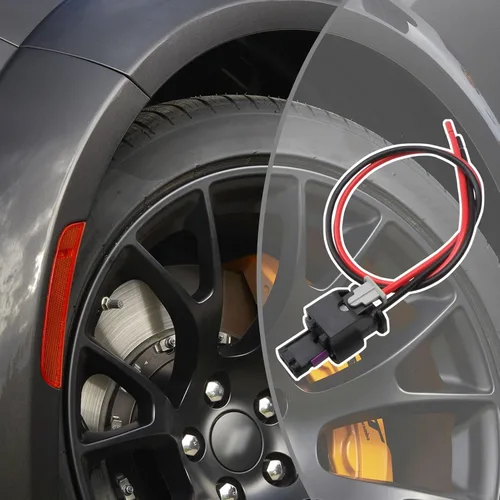 Vista 5 de Arnés de conector de coleta de marcador lateral para Dodge Charger 2015-2022