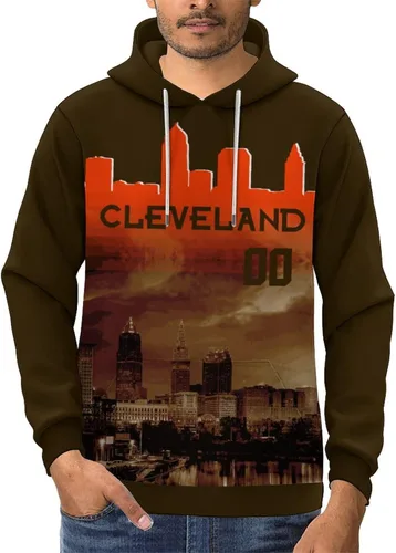 Vista 20 de Custom Football Hoodies City Night Skyline Personalized Sweatshirt Name Number Fan Gift Pullover for Men Women Youth