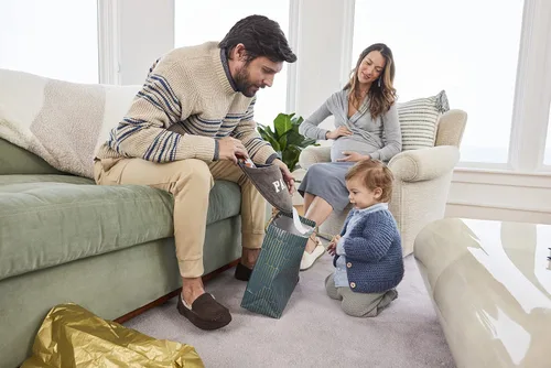 Vista 5 de Dearfoams Pantuflas para hombre Dad's Scuff