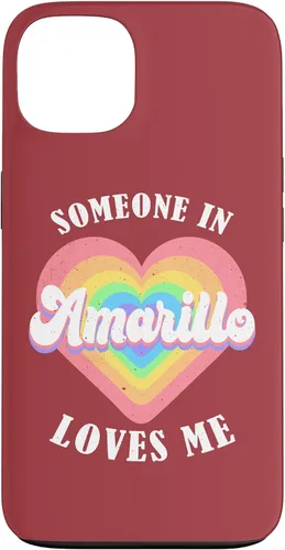 Vista 7 de Someone in Amarillo Loves Me City Heart Case for iPhone 17