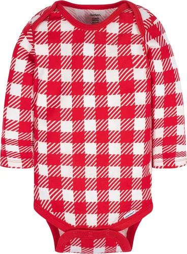 Vista 5 de Gerber Paquete de 3 mamelucos unisex de manga larga para bebé