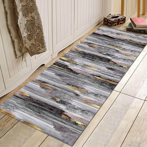 Vista 4 de Alfombra moderna para pasillo – Pasillo – Pasillo Pasillo Escaleras Alfombra antideslizante Alfombra de pasillo 3.3 ft/4.9 ft/6.6 ft/8.2 ft/9.8