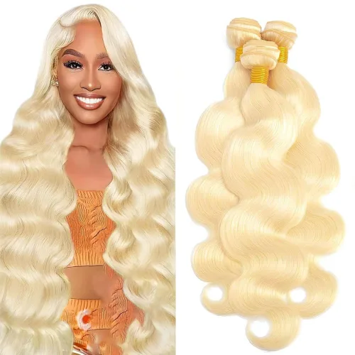 Vista 292 de 300g 1B27 Human Hair Bundles Honey Blonde Bundles Human Hair 10A Brazilian Virgin Remy Hair Extensions 8 10 12 Inch