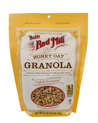 Vista 3 de Bob's Red Mill Granola de avena y miel, 12 onzas (paquete de 4)