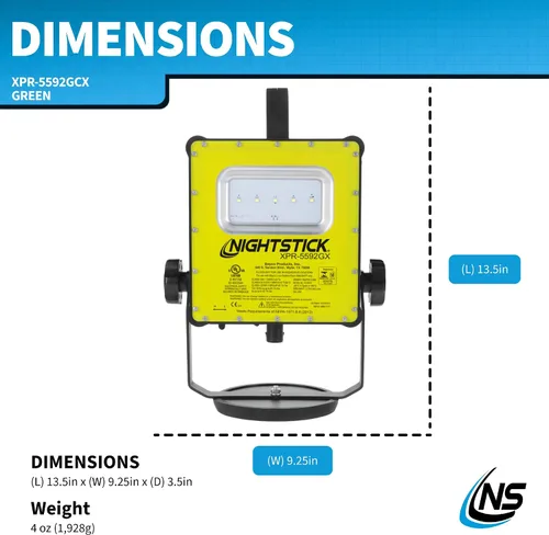 Vista 7 de Nightstick XPR-5592GCX Luz LED recargable intrínsecamente segura