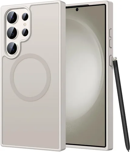Vista 383 de FNTCASE Funda para Motorola Moto G-Stylus-5G-2025: Funda magnética translúcida mate a prueba de golpes para Moto G Stylus 2026, funda protectora