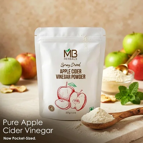 Vista 8 de MB Herbals Vinagre de sidra de manzana en polvo 8.01 oz (8 oz/media libra) 75 porciones secado por pulverización Sin gluten Sin