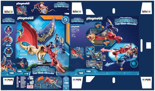 Vista 9 de Dragones de Playmobil Nine Realms: Wu, Wei y Jun