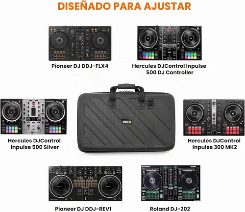 Vista 2 de Gearlux Estuche rígido para controlador de DJ para Pioneer DDJ-REV1