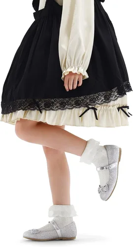 Vista 2 de K KomForme Zapatos planos de ballet para niña, antideslizantes, suaves, Mary Jane, para caminar, fiesta, zapatos de vestir para niños pequeñosniños