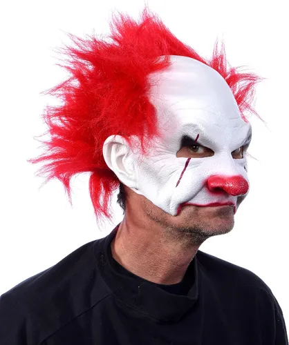 Vista 6 de Zagone Studios Carnival Creep Evil Scary payaso máscara blanca