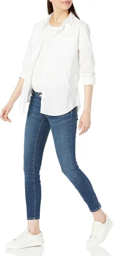 Vista 4 de GAP Jeans ajustados con panel de inserción de maternidad para mujer