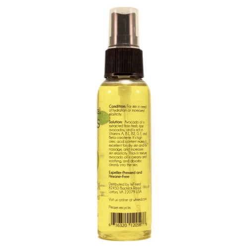 Vista 3 de Aceite de aguacate 100% natural de 2 onzas líquidas, aceite portador prensado en frío de alta calidad para aromaterapia, masaje e hidratación