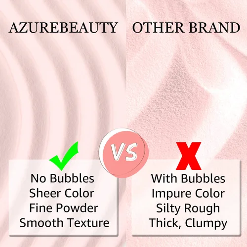 Vista 7 de AZUREBEAUTY Kit de uñas en polvo de inmersión, gelatina translúcida blanca lechosa, rosa desnudo, neutro, claro, 8 colores, juego de polvo