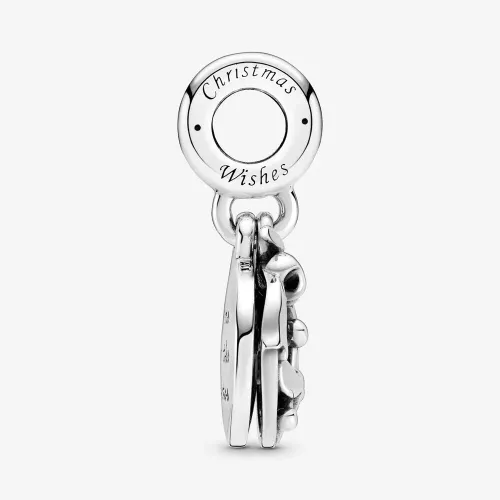 Vista 3 de Pandora Christmas Mistletoe Dangle Charm