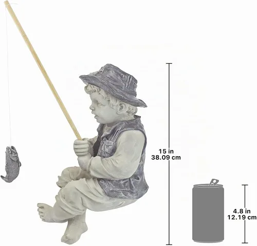 Vista 11 de Design Toscano Frederic, el pequeño pescador de Aviñón