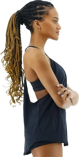Vista 3 de TYR Camiseta tankini 2 en 1 para mujer, para natación, yoga, fitness y entrenamiento