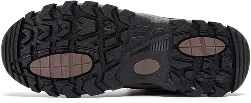 Vista 5 de HIKLDK Botas de senderismo para hombre, ligeras, transpirables, antideslizantes, para actividades al aire libre