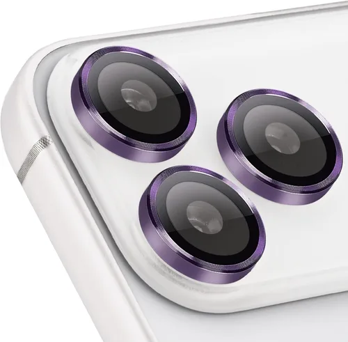 Vista 37 de Protector de Lente de Cámara para iPhone 17 Pro/17 Pro Max, Protector de Cámara de Vidrio Templado Individual con Bandeja de Instalación Compatible