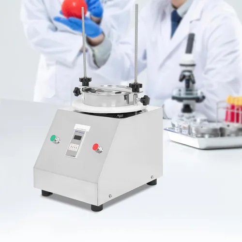 Vista 7 de Coctelera vibrante del tamiz del laboratorio 7 capa 110V - máquina eléctrica del tamiz del acero inoxidable 304 con el contador de tiempo