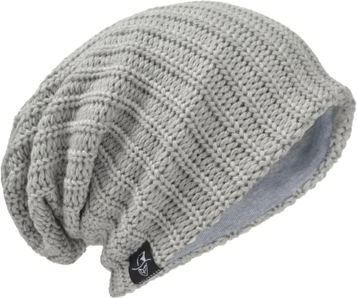 Vista 11 de Gorro de punto holgado con calavera de gran tamaño para hombre tipo skullcap