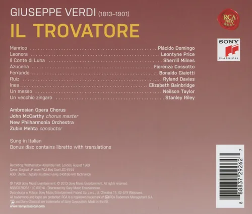 Vista 2 de Verdi Il Trovatore