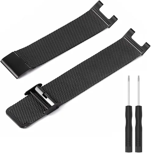 Vista 3 de Pulsera de metal compatible con Amazfit T-Rex/T-Rex Pro, correa de repuesto de acero inoxidable, cómoda correa ajustable con herramienta