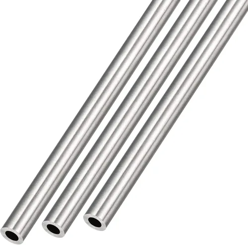 Vista 9 de METALLIXITY Tubo de acero inoxidable 304 (0.118 in de diámetro exterior x 0.031 in de pared T x 9.843 in de largo), 3 piezas, tubo recto