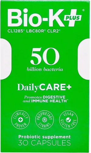 Vista 3 de Bio-K Plus, Dailycare 50 mil millones de probióticos, 30