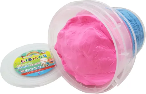 Vista 18 de Arcilla de modelado Air Dry de 10.5 onzas, arcilla mágica ultra ligera, suave, sin grietas, colores primarios para adultos y niños, kit de Negro