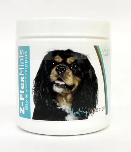 Vista 35 de Healthy Breeds Affenpinscher Z-Flex Minis - Masticables suaves para cadera y articulaciones, 60