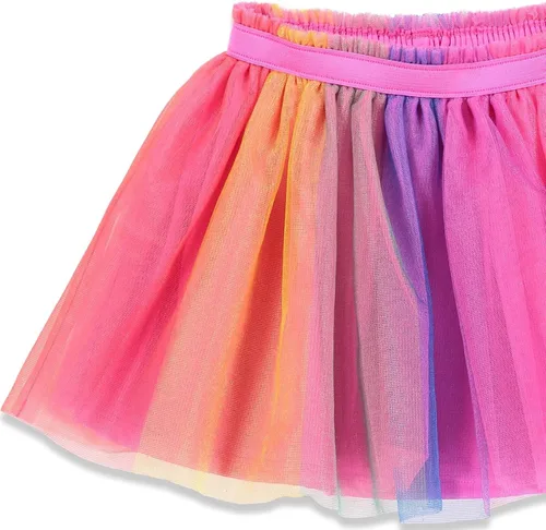 Vista 5 de Trolls Poppy - Conjunto de 3 piezas con falda de tul y diadema para niñas pequeñas a grandes