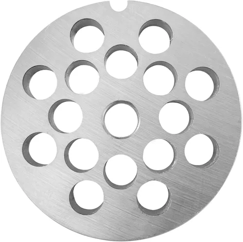 Vista 10 de Discos de Placas de Cuchillas para Moledora de Carne de Acero Inoxidable #12 Compatibles con Picadora de Alimentos FGA y Hobart, Cabelas, Weston