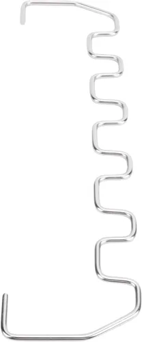 Vista 9 de Foldable RV Clothes Drying Rack, 21.6 Inch Long Heavy Duty Stainless Steel Hanger with 6 Card Slots for Truck Bathroom