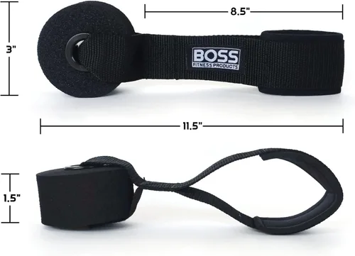 Vista 3 de Anclaje de puerta extra grande y resistente - Ideal para bandas de resistencia, bandas de terapia física y bandas de bucle cerrado