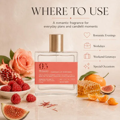 Vista 3 de Candle Lit Evening 3.4 fl oz. Eau de Parfum por Memoire Archives