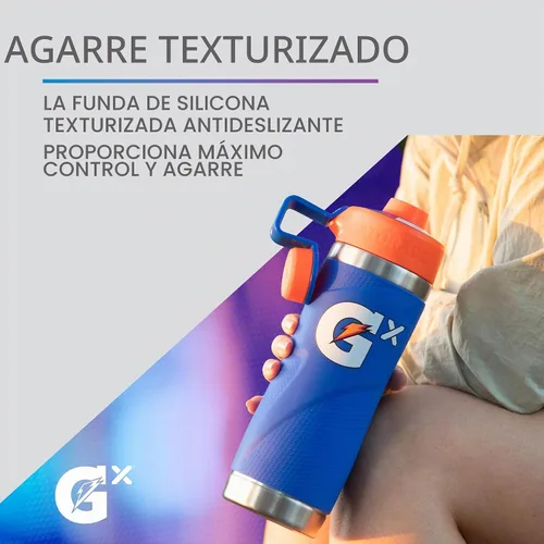 Vista 6 de Gatorade Botella de acero inoxidable Gx, 32oz