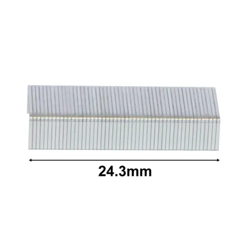Vista 5 de Alsisk Paquete de 4000 mini grapas No.10 (más pequeñas que las grapas estándar). Plata