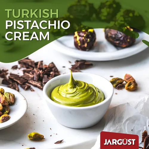 Vista 8 de Crema de pistacho a granel, crema de pistacho Real Antep, 5.5lb