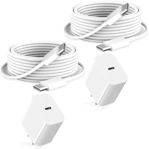 Vista 9 de Cargador para iPad de carga rápida, cable USB-C de 6 pies y bloque de cargador USB C de 20 W, paquete de 1 para Apple iPad A16 11th 10th, Pro 13