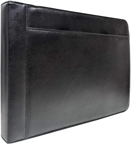 Vista 6 de MSP - Carpeta de 7 anillos con asa, cierre de cremallera para páginas de 3 a A, cheques personales o comerciales con talón