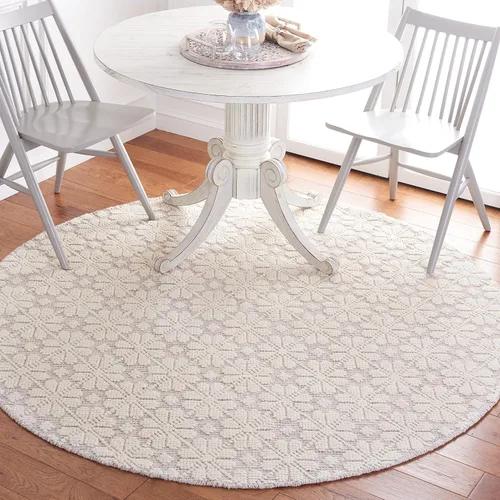Vista 29 de SAFAVIEH Vermont Collection - Alfombra de pasillo, 2 pies 3 pulgadas x 6 pies, color marfil, lana hecha a mano, ideal para zonas de alto tráfico