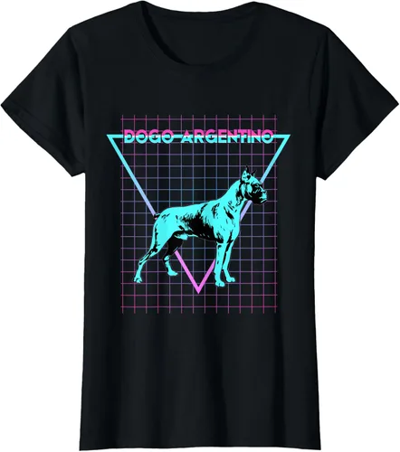 Vista 16 de Dogo Argentino - Camiseta con diseño de perro argentino, Negro