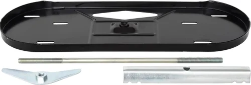 Vista 9 de Flame King Estante de cilindro de tanque de propano doble RV para caravanas y remolques para tanques de 20 libras - KT20MNT