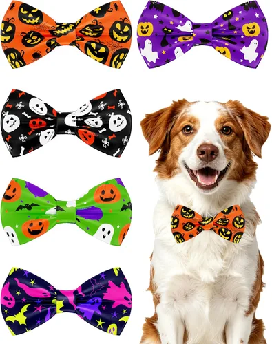 Vista 30 de PET SHOW Paquete de 8 pajaritas a cuadros para perros pequeños